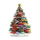 thumbnail image 2 of Árbol de Navidad acrílico con temática de libros | Regalo inspirador para amantes de los libros | Adorno de mesa navideño colorido | Dos tamaños para una presentación festiva, 2 of 4