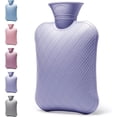 thumbnail image 2 of Bolsa de agua caliente para aliviar el dolor, botella de agua caliente para terapia de frío y calor, músculos, espalda, cuello, hombros, pies, barriga, 2 litros, caucho ecológico no tóxico, silicona, 2 of 5