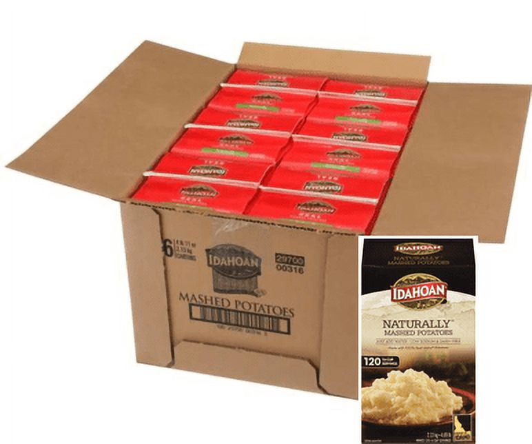 IDAHOAN Low Sodium & Dairy-Free Mashed Potatoes - 4.69 lbs (6/Case)