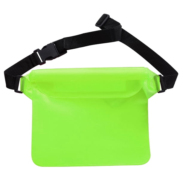 Hugtrwg Impermeable Fanny Bag Natación Sellada para Nadar Al Aire Libre (verde)