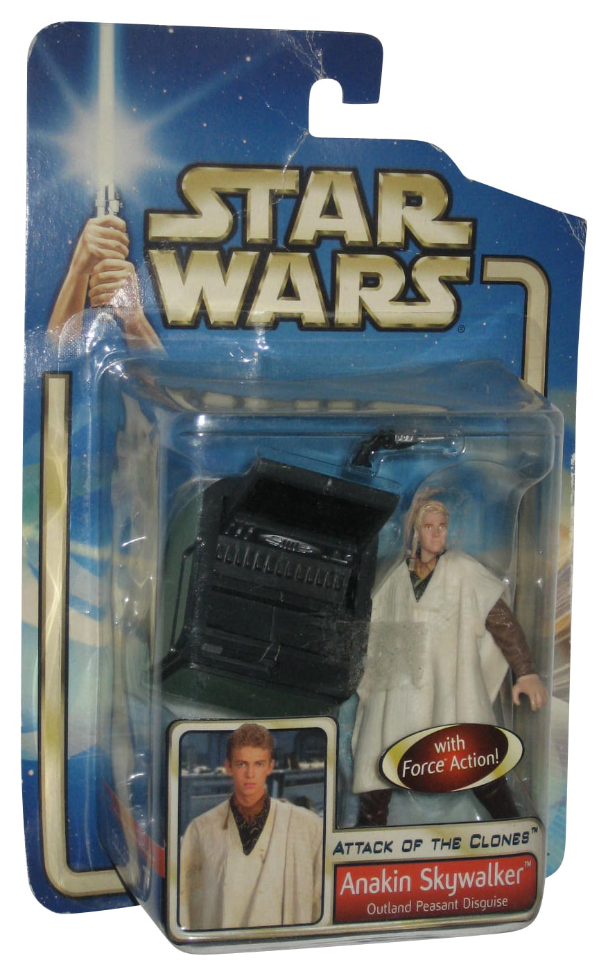 Anakin Skywalker Outland Peasant New! Hasbro Star Wars Attack Of The Clones 
