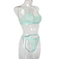 thumbnail image 1 of CNKOO 2Pcs Lace Hot Underwear Set Bra Underpant Gift for Women, 1 of 9