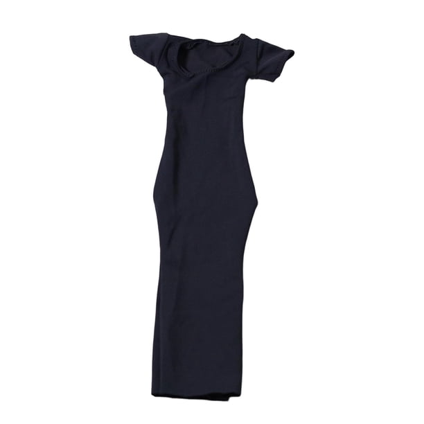 Ropa femenina a escala 1/6 para figura de acción de 12 pulgadas, elástica en color sólido en miniatura Gris oscuro