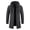 X-453Dark Gray, variant on YMNXA Mens Winter Hooded Cardigan Long Sleeve Solid Color Drawstring Zip Up Knitted Thickened Warm Coats For Daily Wear Beige L