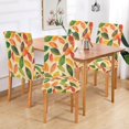 thumbnail image 2 of Yayeee 4 Pack Dining Chair Covers Stretch Parson Chairs Slipcovers Seat Protector, Green Retro Autumn Leaves, 2 of 6