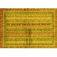 thumbnail image 1 of Ahgly Company Indoor Rectangle Oriental Yellow Modern Area Rugs, 7' x 9', 1 of 4