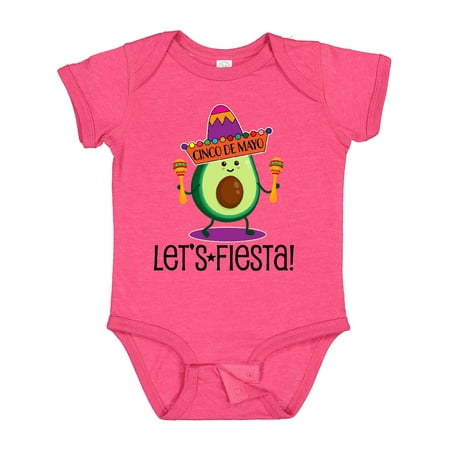 

Inktastic Cinco De Mayo Lets Fiesta Avocado Gift Baby Boy or Baby Girl Bodysuit