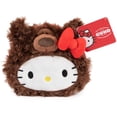 thumbnail image 2 of Funda de peluche GUND Sanrio Hello Kitty Philbin con forma de osito de peluche, color marrón, 2 of 7