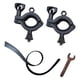 thumbnail image 1 of Abrazadera metálica de montaje en pala para portaequipajes de techo de alta resistencia, soporte seguro para camioneta SUV Negro, 1 of 9