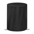 thumbnail image 4 of Cubierta redonda para fogón, protector impermeable y cortavientos para calefactor de patio, cubierta para chimenea exterior, 4 of 8