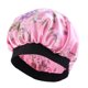 thumbnail image 1 of Capó de pelo de ancho de sombra de bronceado bufanda bufanda de dormir turba de moda softness sombrero turbans cabeza cubierta de pelo envolturas para las mujeres durmiendo profundamente rosa flor Eigraketly AP008211-22, 1 of 6