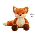 thumbnail image 3 of 1Pc Unique Running Fox Plush Toy, Soft Plush Stuffed Animal With Cuddly Running Pose Design For Big Kids & Teens Ages 14+, Soothing Companion & Birthday Gift For Bedtime Or, 3 of 6