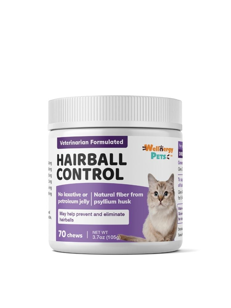 Wellnergy Pets Hairball Control for Cats Promotes Skin, Digestive