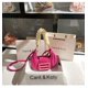 thumbnail image 2 of Bolso de mano de lujo con cuentas de perlas para mujer, bolso de media luna, bolso de terciopelo liso para hombro y axilas, bolso de mensajero para mujer Fivean unisex, 2 of 2