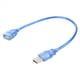 thumbnail image 2 of 10X Corto USB 2,0 una Hembra Al Cable de Extension Macho, 2 of 5