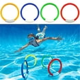 thumbnail image 2 of 4 piezas/paquete de anillos de buceo para piscina infantil, juguetes para piscina submarina, buceo, juguetes para jugar en el agua en la playa en verano, 2 of 9