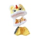 thumbnail image 2 of Conjunto de 3 piezas de ropa de muñeca de peluche para danza del león para niñas pequeñas, cosplay y juego de simulación. amarillo, 2 of 8