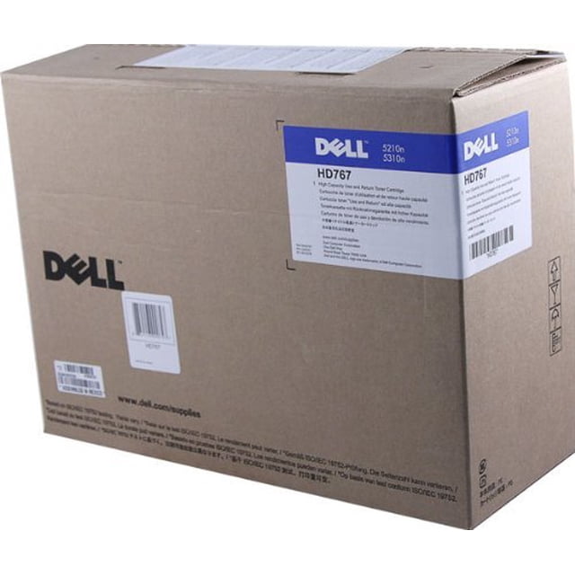 Cartucho de tóner negro Dell 5210n/5310n de alto rendimiento para 20000 páginas