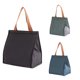 thumbnail image 1 of Bolsa de almuerzo Unique Bargains con cintas mágicas, bolsa de almuerzo reutilizable e insulated, contenedor de almuerzo a prueba de fugas, negro, 1 of 6