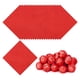 thumbnail image 1 of Envolturas de caramelo de papel de aluminio de 5x5 pulgadas, cuadradas de papel de aluminio rojo de cuadrícula fina, 100 piezas, 1 of 7