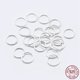 thumbnail image 3 of 925 Sterling Silver Round Rings Soldered Jump Rings Closed Jump Rings Silver 18 Gauge 6x1mm Inner Diameter: 4mm about 70pcs/10g, 3 of 3