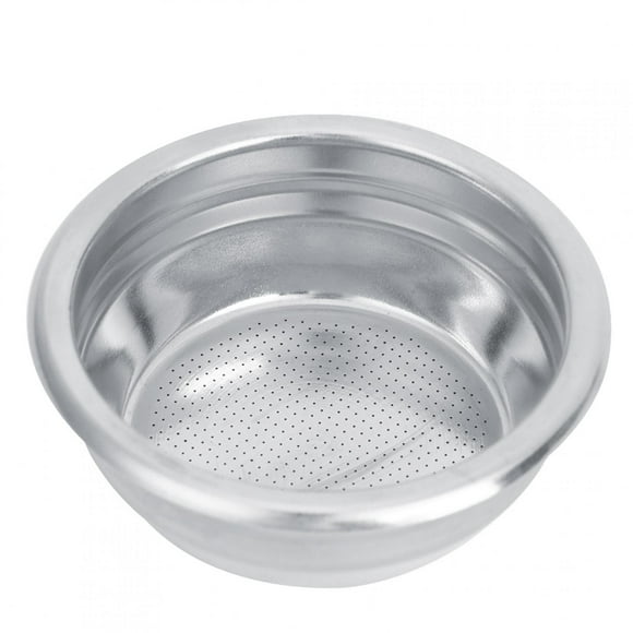 ZOUSSIQI 58mm Single Double Porous Filter Bowl Basket Semi Automatic Coffee Machine Bottomless Handle Filter(Double ) JU316-100352