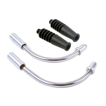 CLARKS Guide Pipe 135° Per Freni V-Brake | Gomma Inclusa | 2 Pezzi