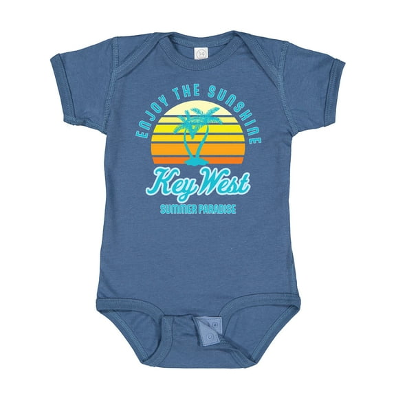Inktastic Enjoy the Sunshine Key West Summer Paradise Boys or Girls Baby Bodysuit