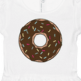 thumbnail image 4 of Inktastic Brown Donut, Donut With Colorful Sprinkles, Frosting Girls Baby Dress, 4 of 5