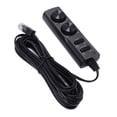 thumbnail image 1 of Control de cable Estéreo de Automóvil, Ajuste de Volumen de ABS Controlador de Alambre de Altavoz del Altavoz para TS WX130DA, 1 of 7