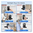 thumbnail image 3 of Bluetooth Smart Glass Door Lock Fingerprint RFID Card Biometric Electronic Lock ,Keyless Entry Design, 3 of 5