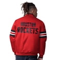 thumbnail image 2 of Men's Starter Red Houston Rockets Scout Varsity Satin Full-Snap Jacket, 2 of 2