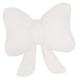 thumbnail image 1 of Cojín decorativo de peluche con lazo, moderno cojín para sofá, asiento suave, decoración del hogar, 41 cm Blanco, 1 of 6