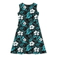 thumbnail image 4 of RXIRUCGD 2025 Vêtements d'Été pour Enfants Tout-Petits Filles Mignon Imprimé Fleuri Camisole Extensible Robe Sans Manches Robe Ligne A, 4 of 7