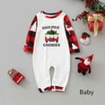 thumbnail image 2 of Penkiiy Family Christmas Pjs Matching Sets Christmas Baby Kids Child Printed Top+Pants Family Matching Pajamas Set Red Christmas Pajamas 18-24 Months, 2 of 6
