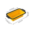 thumbnail image 3 of Sentmoon Cookie Sheets Baking Tray Rectangular Cake Baking Mold Non-stick Oven Pan Durable Bakeware for Brownies Loaf Bread Cakes Cookies Easy Release Kitchen Essentials, 3 of 6