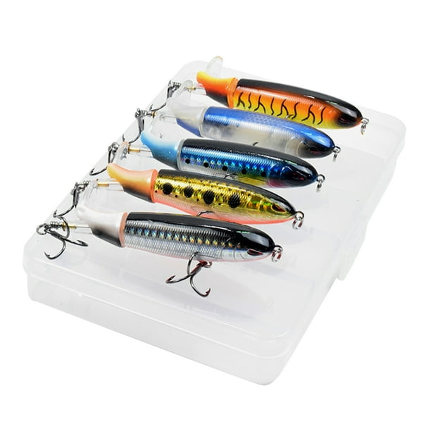 Labymos Topwater Popper Bionic Propeller Tractor Hard Bait Fishing Lure  Rotation Tail Fishing Lure Bait 2 Segment Fishing Bass Lure Artificial Bait