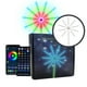 thumbnail image 1 of RKSTN fireworks lights 40 Keys 9+1 Symp-hon Fire-works Lights, Fire-works LED Strips Dream Color RGB Change Music Sound Sync Bluetooth Fire-works Lights With Remote Control LED Strip, 1 of 9