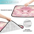 thumbnail image 4 of RMDQTR 2Pack Set of Medium and Large Pet Potty Pads Reusable Ultra-Absorbent Pet Training Pads Leak-Proof Pet Pads Pink-haired Cow, 4 of 7