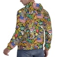 thumbnail image 3 of Hoodies for Men - USA 1 Long Sleeve Comfrt Men'S Fashion Hoodies & Sweatshirts, Sweatshirts for Men Hoodies Pullover Clothing Clothes with Pouch, 3 of 7