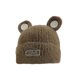 thumbnail image 3 of Gorro de invierno para bebé, bonito gorro de nieve a prueba de viento, gorro unisex, gorro con orejeras a la moda Marrón, 3 of 9