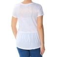 thumbnail image 4 of Maison Jules Womens Metallic Embellished T-Shirt, 4 of 4