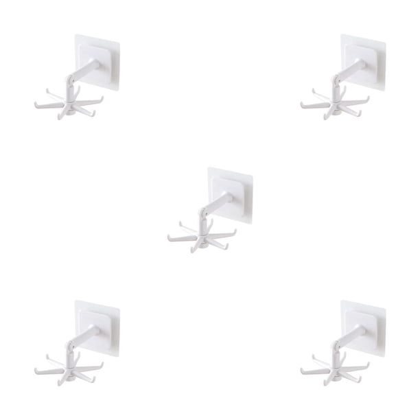 Yuarrent Gancho giratorio de 6 garras montado en la pared para techo de cocina y baño sin clavos y sin rastro para el hogar Type5 NO5 Yuarrent CBP153318