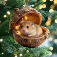 thumbnail image 5 of YOHAVEN Forest Animal Resin Ornaments Set With Mini Lights, Cute Hedgehog Raccoon And Friends In Acorn Homes, Hanging Christmas Tree Accents, Whimsical Holiday Décor Gift For Nature Lovers, 5 of 7