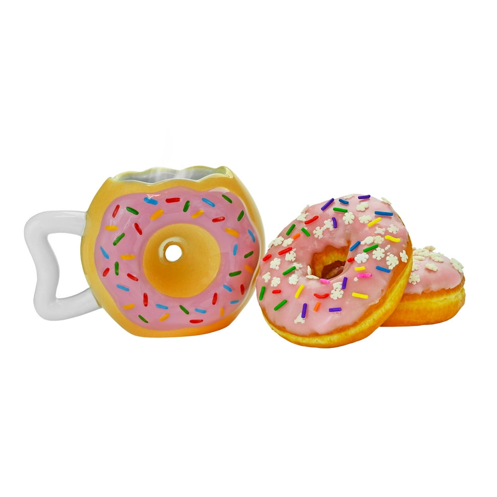 Donut Shape Novelty Doughnut Coffee Mug