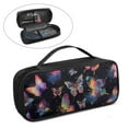 thumbnail image 2 of COEQINE Colorful Butterfly Stethoscope Storage Bag Stethoscope Pouch Storage Bags with Zipper Holder Case Personalized for Stethoscope Stethoscope Bag for Travelers with Medical Conditions, 2 of 7