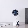 thumbnail image 4 of serony USB Rechargeable Clip Desktop Fan Portable Clamp Table Fan Baby Stroller Bedside Air Cooler Fan, 4 of 8