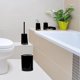 thumbnail image 4 of Elegante juego de accesorios de baño, elegante conjunto de baño, botella de desinfectante de manos para el hogar Negro, 4 of 8