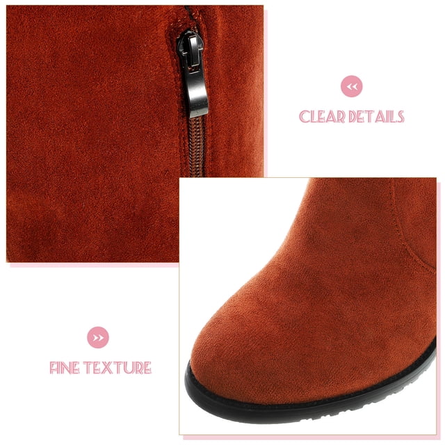 unbranded 1Par Altas Para Mujer Con Delgado Y Suela Elástica Confortable