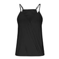 thumbnail image 3 of Levmjia Womens V Neck Tank Tops Sleeveless Strap Casual Shirt Polyester Summer Tshirt Solid Color Slim Fit Blouse for Daily Wear Party Dating, 3 of 5